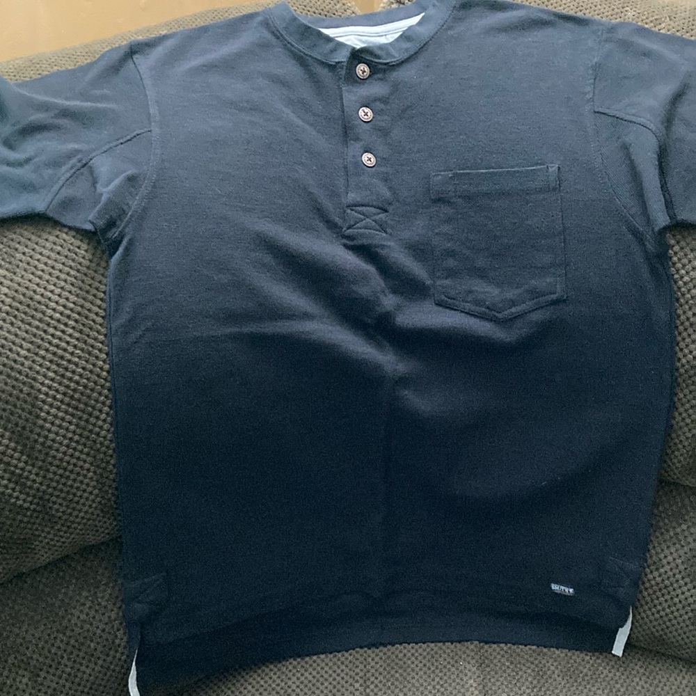 Mens smiths workwear thermal henley tee size M